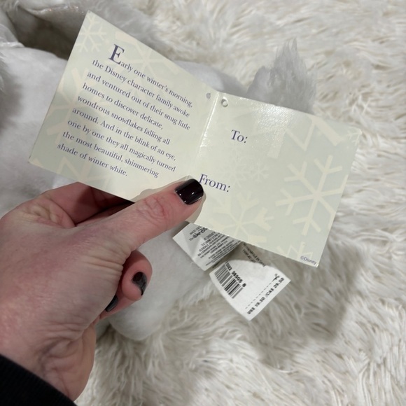 Disney Snowflake Pals 12" Lady & The Tramp Cocker Spaniel Dog Plush w/Tags - Picture 7 of 9